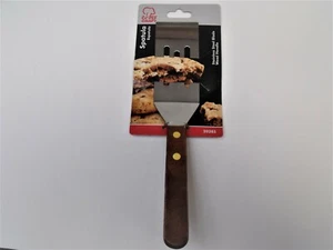 Spatola per biscotti piccola a fessura Chef Craft in acciaio inox con manico in legno #20285 - Foto 1 di 1