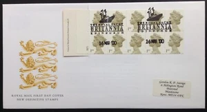 GB 16.03.2000 10x1st Millennium Definitive Booklet on Cover, Royal Yacht S/H/S - Picture 1 of 2