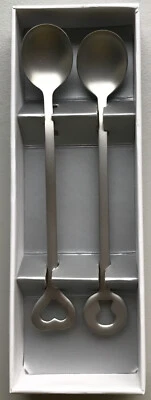 sambonet Besteck 2 Cocktaillöffel | 2 Partylöffel aus Italien Neu! Geschenk | - Bild 1 von 3