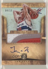 2012-13 Panini Gold Standard Platinum /10 Jan Vesely #256 Rookie Auto RC