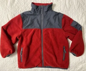 Carter's Boys Reversible Fleece Microfiber Coat Jacket, Size: 7, Red / Gray - Picture 1 of 6
