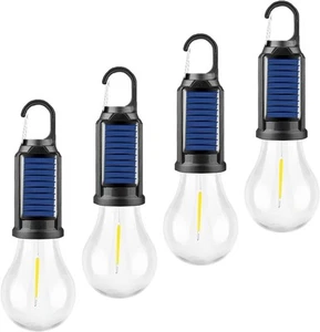 4 Pack Led Camping Lantern USB Rechargeable,Outdoor Tent Lights for Black - Picture 1 of 7