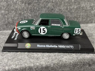 ЗЕЛЕНЫЙ ALFA ROMEO МАСШТАБ 1/43 NUOVA GIULIETTA 1600 (1977) ЛИТОЙ АВТОМОБИЛЬ С ДИСПЛЕЕМ - Изображение 1 из 4