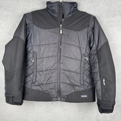Patagonia Rubicon Rider Ski Puffer Winter Coat Jacket  Womens Small Black - Image 1 of 4
