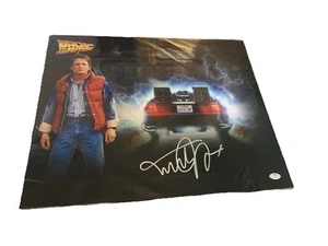 Michael J Fox Signed/Auto 16x20 "Back to the Future" Photo PSA/DNA - Picture 1 of 2