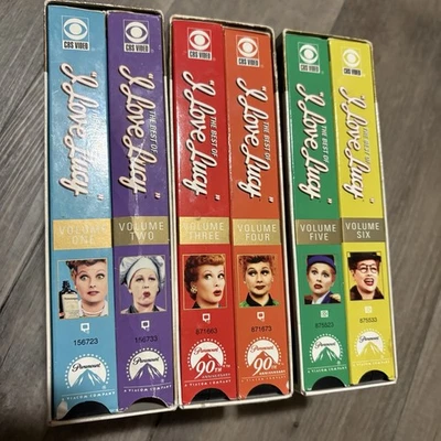 The Best Of I Love Lucy VHS Collection Most Memorable Episodes Volume 1-6 In Box - Image 1 of 4