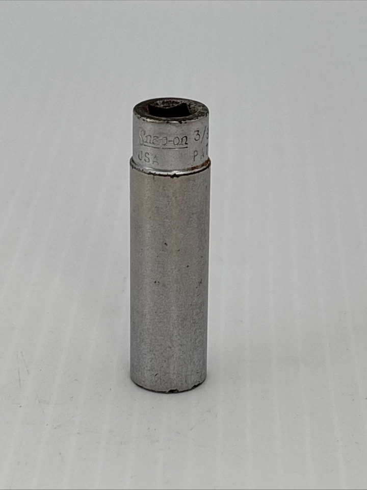 SNAP-ON TOOLS 1/4" DRIVE 3/8" DEEP 6 POINT SOCKET - MADE IN USA - SAE - STM12 - Image 1 of 4