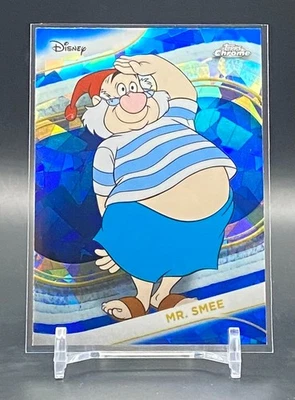 2025 Topps Chrome Disney Sapphire Mr. Smee #161 Sapphire Refractor Peter Pan - Image 1 of 3