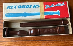 Vintage Dolmetsch Treble Recorder Part 2A In Original Box BS 3499 - Picture 1 of 5