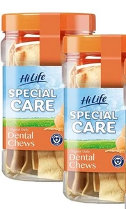 2 Jars of HiLife Special Care - Dental Dog Chews ORIGINAL - 24 Chews in total - Picture 1 of 2