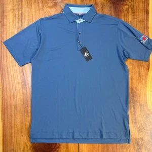 NEU Footjoy Herren Poloshirt L Freizeit Karriere Golf Texas Association Polyester Q7 - Bild 1 von 8