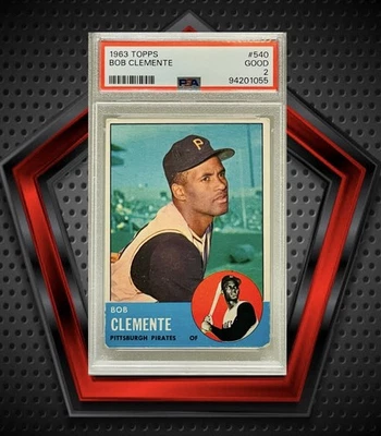 Roberto Clemente *PSA 2* 1963 Topps Baseball #540 Pittsburgh Pirates MLB - Image 1 of 3
