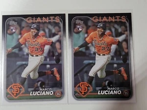 2024 Topps Baseball Series 1 #232 Marco Luciano RC San Francisco Giants 2 - Picture 1 of 2