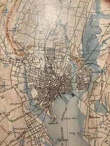 1905 USGS map of New Haven, CT - Picture 1 of 12