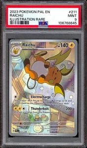 PSA 9 MINT - Raichu 211/193 Paldea Evolved Alternate Art Illustration Rare IR - Picture 1 of 1