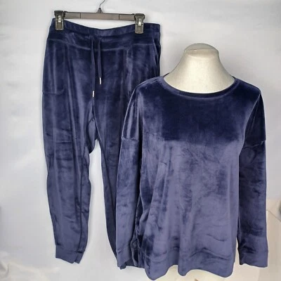 Chándal 32° terciopelo azul calor para mujer talla XL Foto 1 de 4