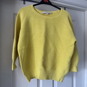 French Connection Women’s 3/4 Length Sleeve Yellow Size S - Picture 1 of 5