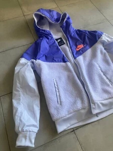 Nike sherpa jaket, windbreaker Sz youth L or female XS - Picture 1 of 4