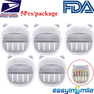 Paquete de 5 Estuche Caja de Esterilización Naranja Archivos Dentales Endodoncia - Imagen 1 de 8