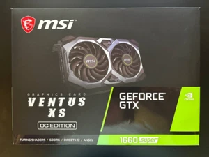 MSI GeForce GTX 1660 SUPER VENTUS XS OC 6GB GDDR6 Wenig genutzt, in OVP - Bild 1 von 3