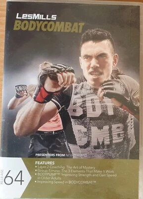Kit CD&DVD BodyCombat release 64 LES MILLS incl. notes choreo - Photo 1/3