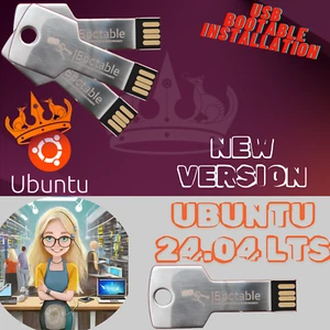 latest Ubuntu 25.04 'Plucky Puffin' 32 GB Bootable USB pen drive Bootable Key - Picture 1 of 2