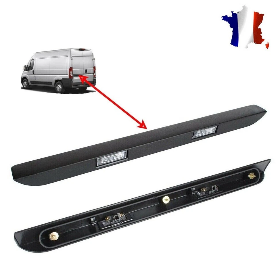 Barre Éclairage Plaque D'immatriculation Pour Jumper Ducato Peugeot Boxer 6350AX - Photo 1/1