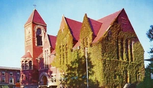 Rathaus, Amherst, Massachusetts --POSTKARTE - Bild 1 von 2