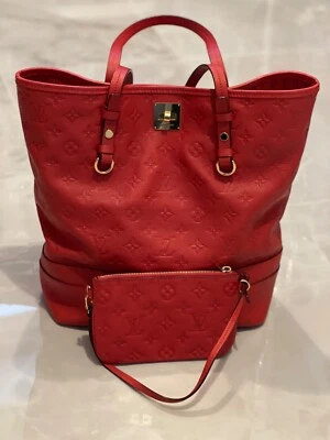 Bolso de Mano Louis Vuitton Monograma Empreinte Citadine PM Rojo  Foto 1 de 4