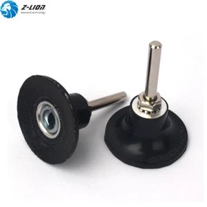Soporte de mandril enrollable de 2 pulgadas con bloqueo de rollo Soporte de disco de lijado de vástago espiral de 1/4" - Imagen 1 de 8