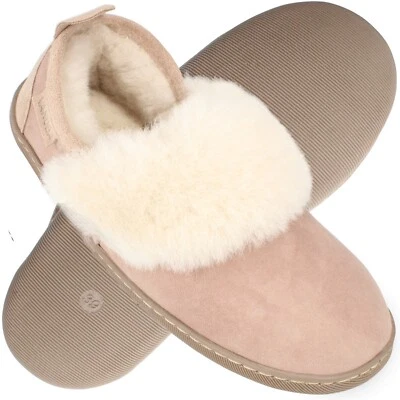 Damen Winter HüttenSchuhe HausSchuhe aus Veloursleder Gr. 36-41 VANUBA Cormo