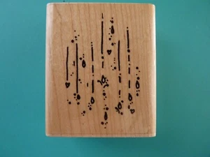 Rain Texture D.O.T.S. Rubber Stamp - Picture 1 of 2