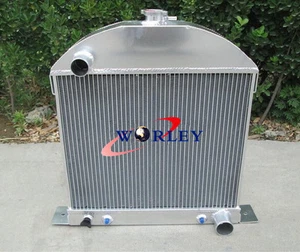 For 1928-1931 Ford model A chopped w/Chevy engine 30 31 Aluminum Radiator - Picture 1 of 1
