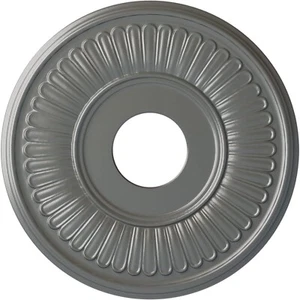 Ekena Millwork CM15BESLS Berkshire Ceiling Medallion, 15 3/4"OD x 3 7/8"ID x ... - Picture 1 of 12