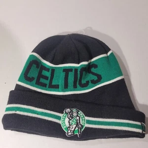 NBA Boston Celtics Logo Embroidered Cuffed Knit Basketball Beanie Jersey Lined - Bild 1 von 10