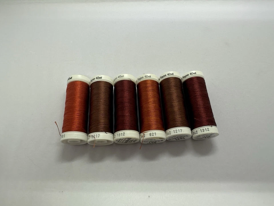 Sulky 40wt Rayon Embroidery Thread - Lot of 6 - Image 1 of 1