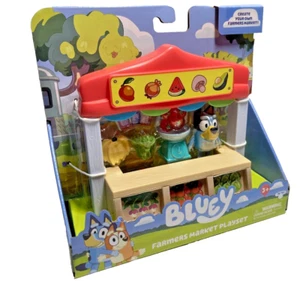 BLUEY Bluey’s Farmers Market Mini Playset Includes Dollar Bucks! - Picture 1 of 4