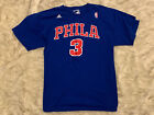 #3 Allen Iverson Retro Phildelphia 76Ers Adidas Jersey T-Shirt (X-Large)