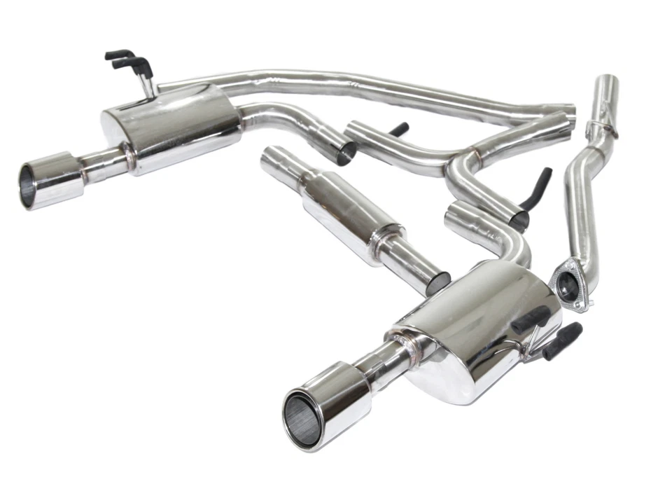 Escape doble SS para Honda Civic 2016-2018 sedán 1,5T tubo de 2,5" con punta de 4" Foto 1 de 4