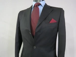 Gucci Switzerland Black brown button full canvas sport coat 38 R - Picture 1 of 14