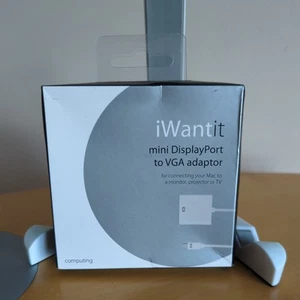 IWANTIT IMDPVGA13 Mini DisplayPort to VGA Adapter New Sealed - Bild 1 von 4