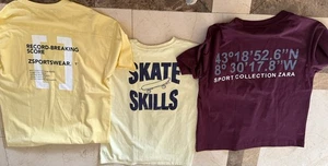 Lot Of 3 Zara Boys Shirts - Size 13-14 - Picture 1 of 1