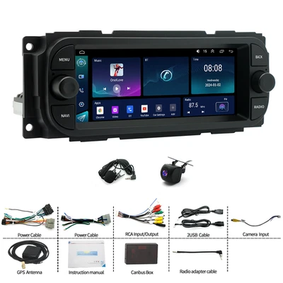 Unidad principal de radio Wifi CarPlay para Dodge Intrepid 2002-2004 Android 14.0 Navi Foto 1 de 4