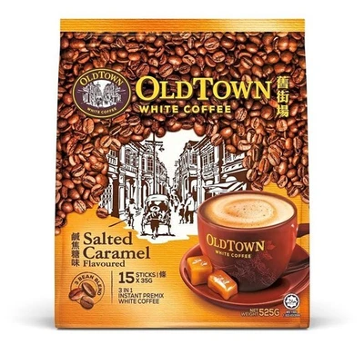 Old Town 3 en 1 café blanco caramelo salado 15 barras x 38 g ENVÍO GRATUITO Foto 1 de 2