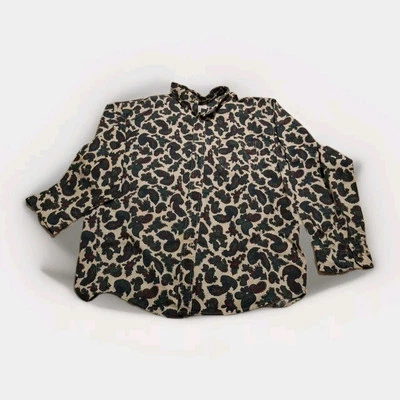 Marc Daniels рубашка с длинным рукавом зеленый и красный пейсли - Изображение 1 из 4