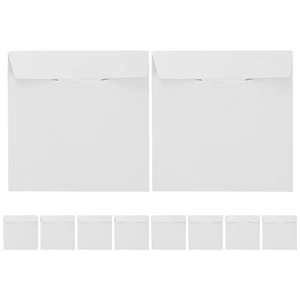 10 Pcs CD -Tasche -Speichergehäuse Flacher Versandkarton Aus Pappe - Afbeelding 1 van 12