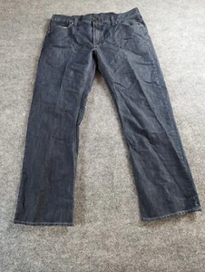 Levis 559 Jeans Mens 42x32 Blue Straight Leg Western Flap Pockets Denim Cowboy - Picture 1 of 18