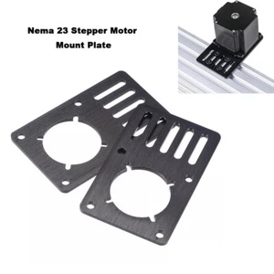 2Pack Stepper Motor Mount Plate Mount Bracket T3*60*96.5mm Black for 3D Printer - Picture 1 of 7