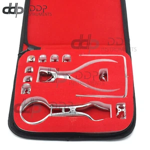 12 Pieces Rubber Dam Starter Kit With Ainsworth Frame Clamps Dental Ins DN-2207 - Picture 1 of 3