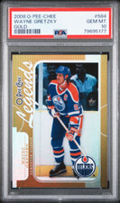 Wayne Gretzky 2008-09 O-PEE-CHEE Marquee Legends Gold #584 PSA 10 GEM MINT Pop 2